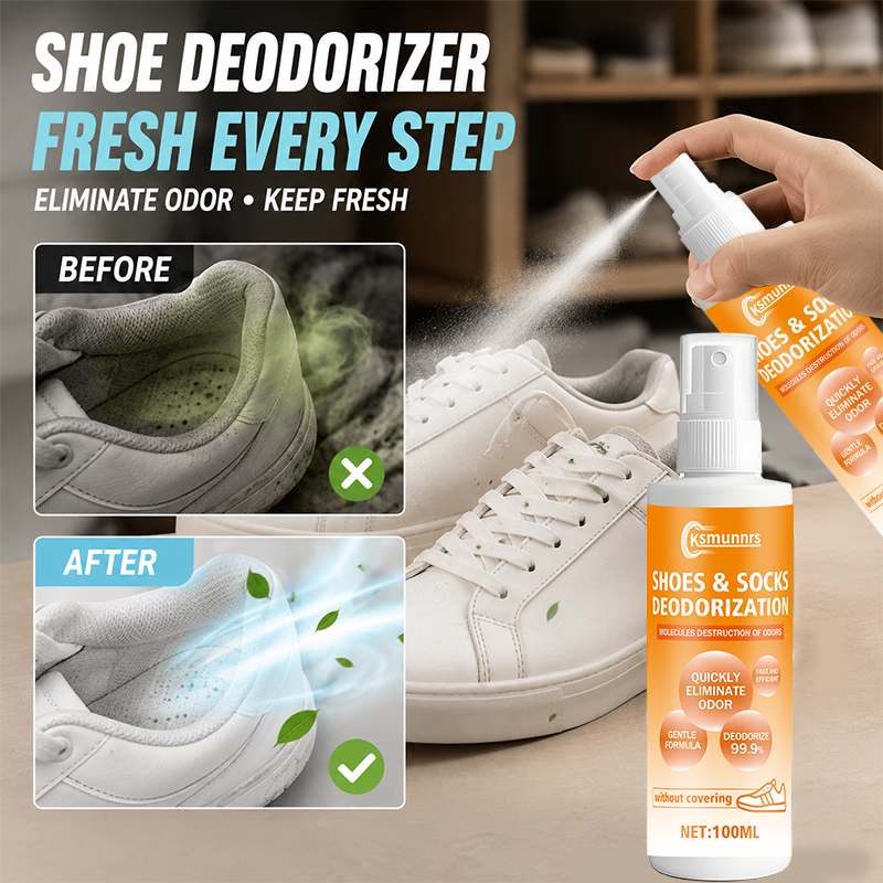 Sneaker Care Spray - بخاخ مزيل لرائحة القدم، منظف مزيل