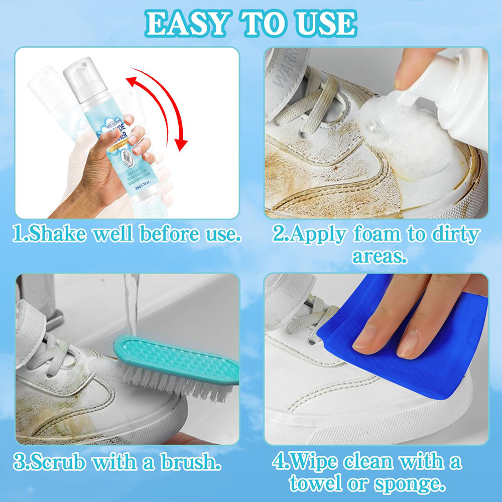 مجموعة تنظيف الأحذية، منظف الأ - مراجعة Sneaker Care Spray وسعره
